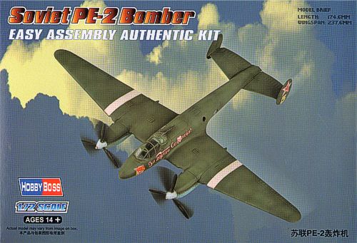 Hobby Boss 80296 1:72 Petlyakov Pe-2 Bomber