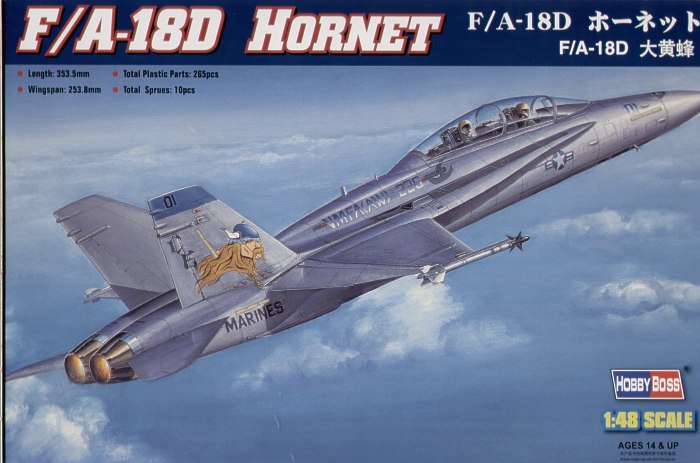 Hobby Boss 80322 1:48 McDonnell-Douglas F/A-18D Hornet