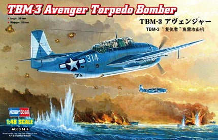 Hobby Boss 80325 1:48 Grumman TBM-3 Avenger Torpedo Bomber