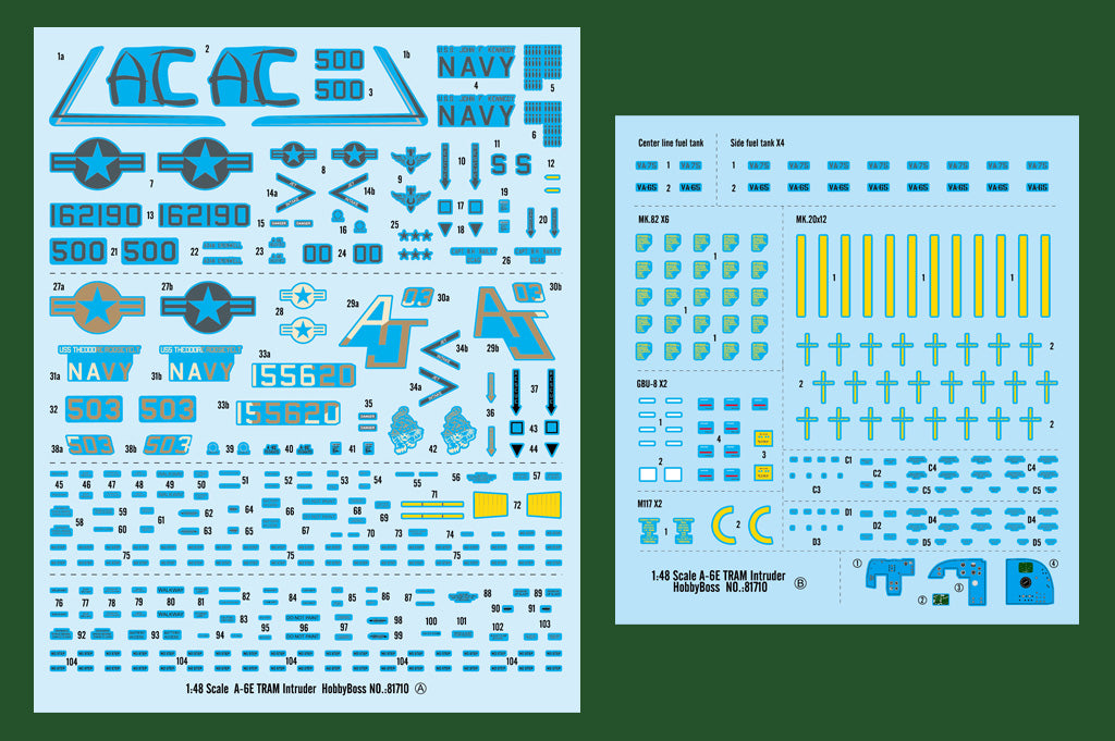 Hobby Boss 81710 1:48 Grumman A-6E TRAM Intruder