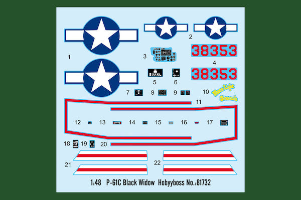 Hobby Boss 81732 1:48 Northrop P-61C Black Widow