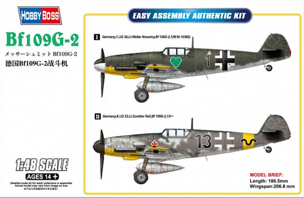 Hobby Boss 81750 1:48 Messerschmitt Bf-109G-2