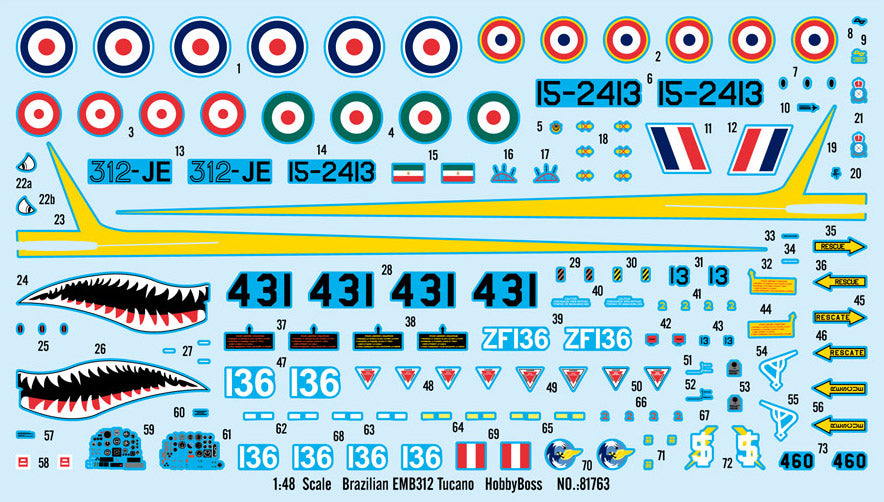 Hobby Boss 81763 1:48 Embraer EMB-312 Tucano