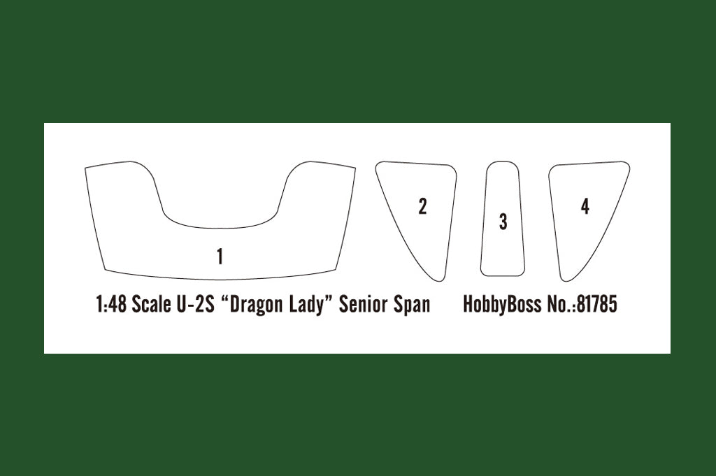 Hobby Boss 81785 1:48 Lockheed U-2S “Dragon Lady” Senior Span