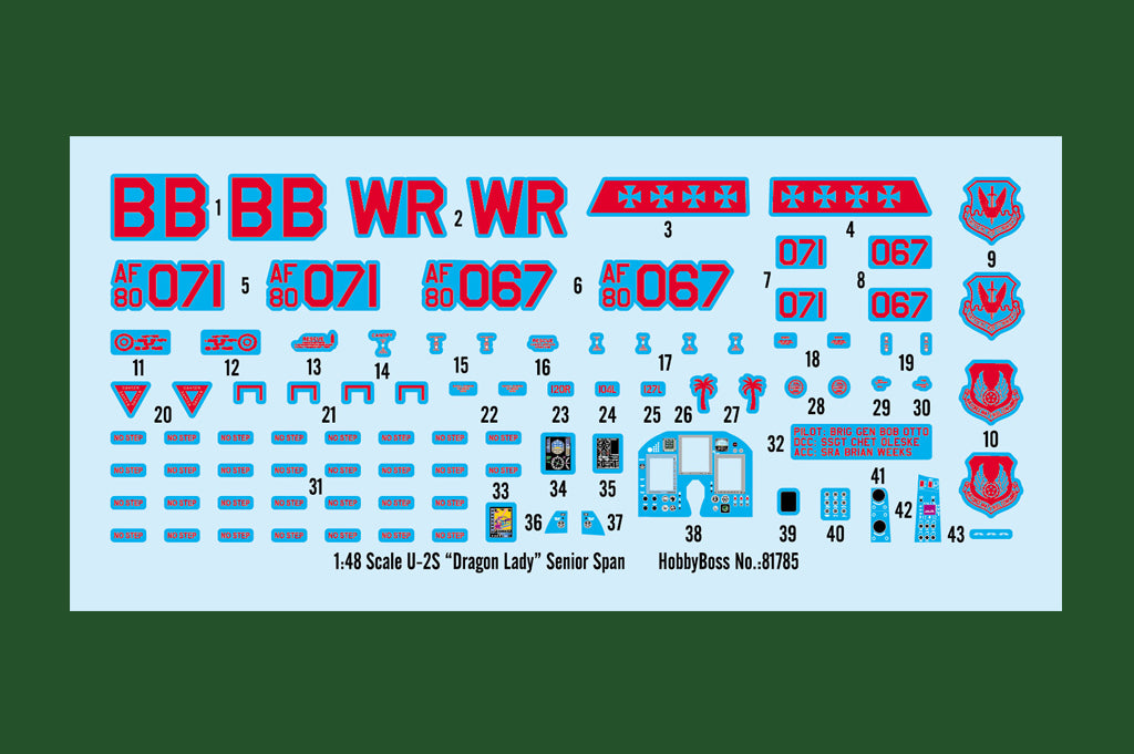 Hobby Boss 81785 1:48 Lockheed U-2S “Dragon Lady” Senior Span