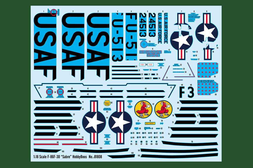Hobby Boss 81808 1:18 F-86F-30 Sabre