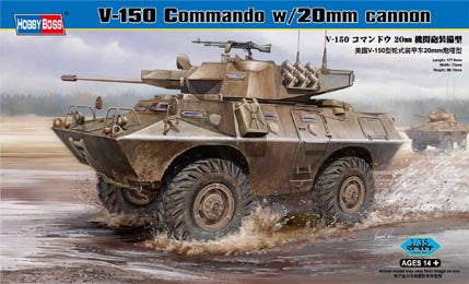 Hobby Boss 82420 1:35 V-150 Commando APC with 20mm Cannon