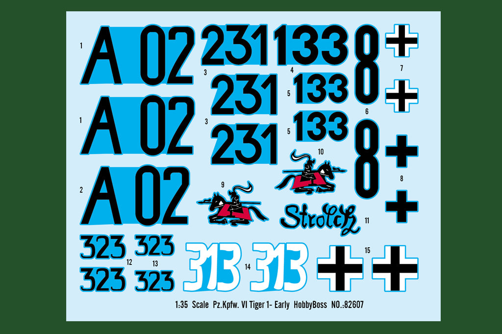 Hobby Boss 82607 1:16 Pz.Kpfw.VI Tiger I Early Version 1943/44