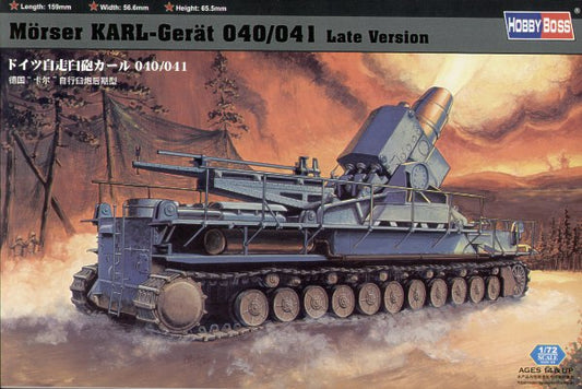 Hobby Boss 82905 1:72 Morser Karl Geraet 040/041 Late Chassis