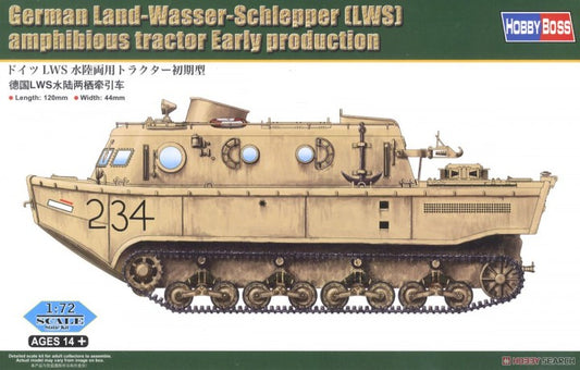 Hobby Boss 82918 1:72 Land-Wasser-Schlepper (LWS) amphibious tractor Early production