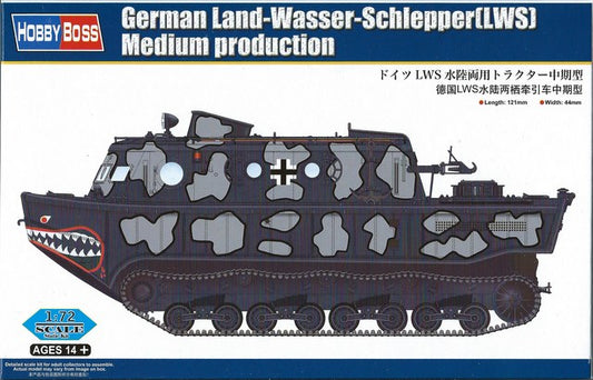 Hobby Boss 82919 1:72 Land Wasser Schlepper Tractor (Med Prod)