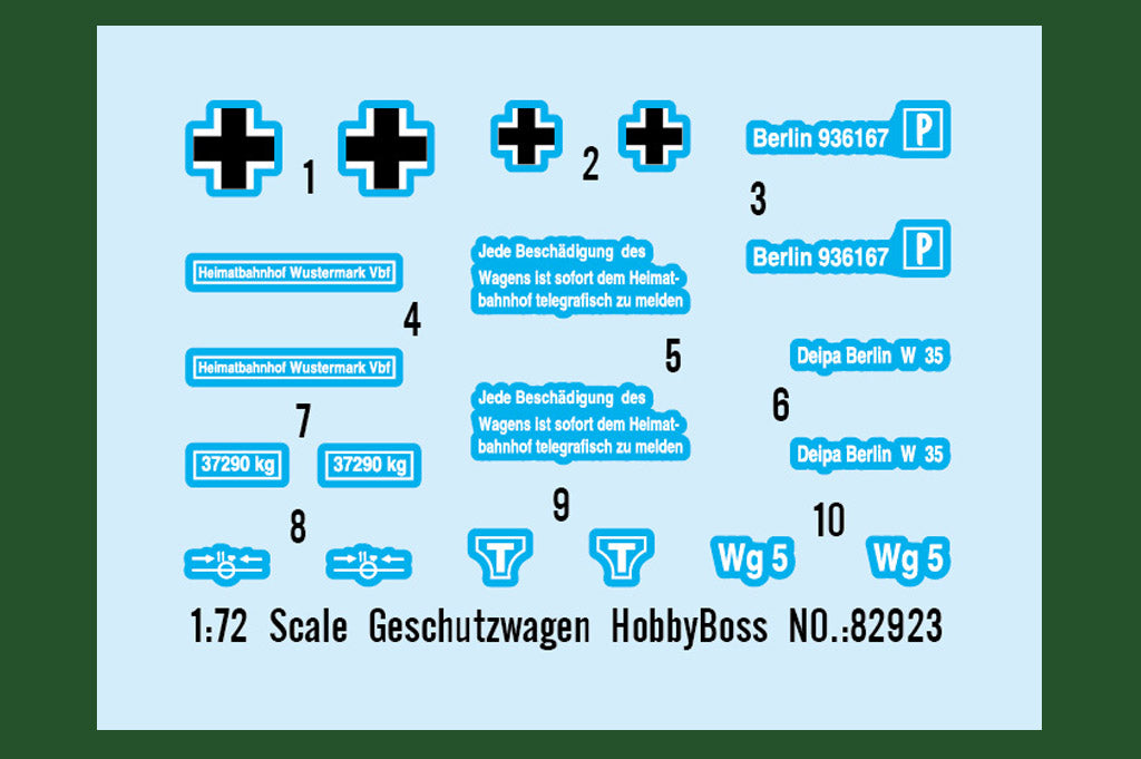 Hobby Boss 82923 1:72 BP-42 Geschutzwagen