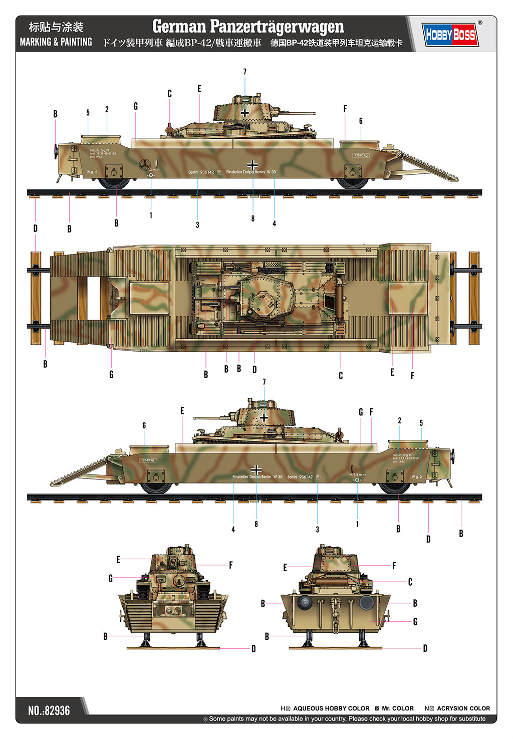 Hobby Boss 82936 1:72 German Panzertragerwagen