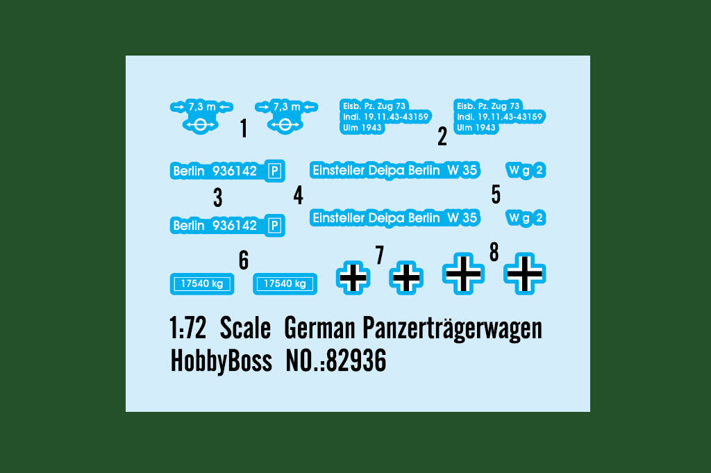 Hobby Boss 82936 1:72 German Panzertragerwagen