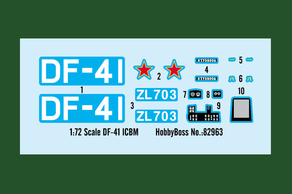 Hobby Boss 82963 1:72 DF-41 ICBM