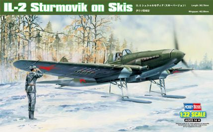 Hobby Boss 83202 1:32 Ilyushin Il-2 Stormovik on skis