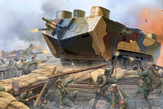 Hobby Boss 83858 1:35 French Saint-Chamond Heavy Tank (Early)