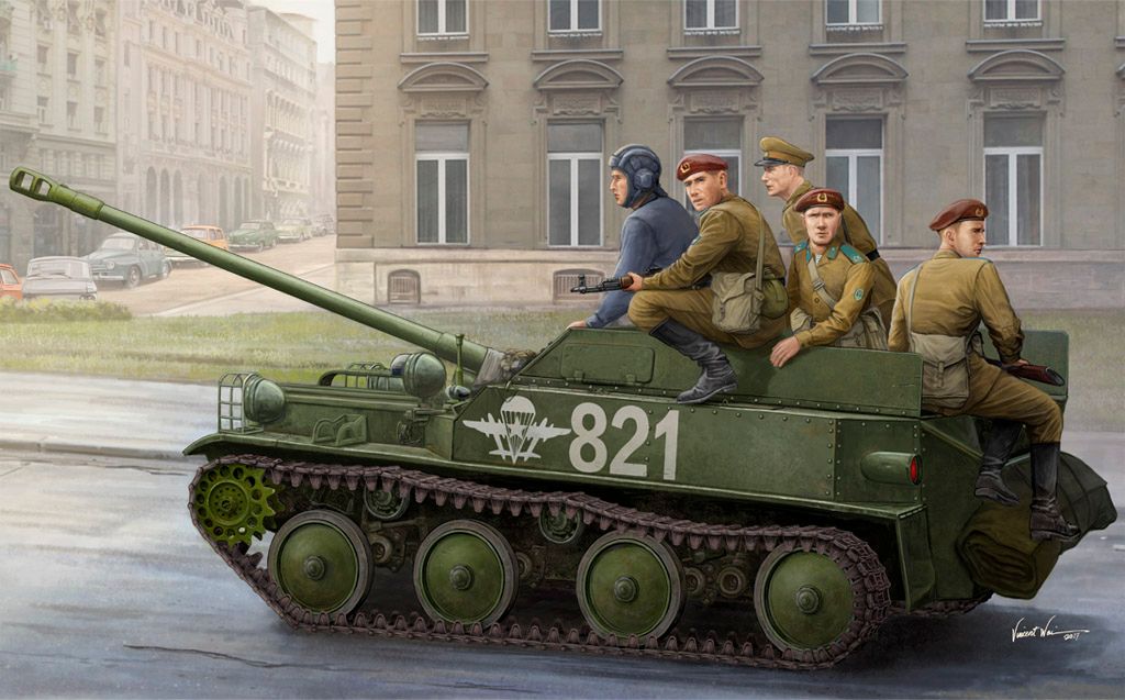 Hobby Boss 83896 1:35 Russian ASU-57 Tank Destroyer