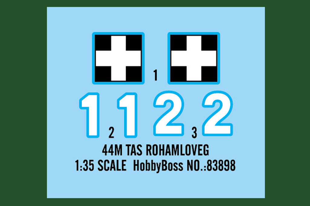 Hobby Boss 83898 1:35 Hungarian 44M TAS ROHAMLOVEG