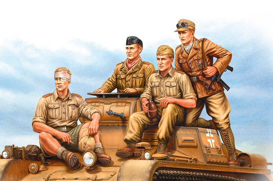 Hobby Boss 84409 1:35 German Tropical Panzer Crew (WWII)