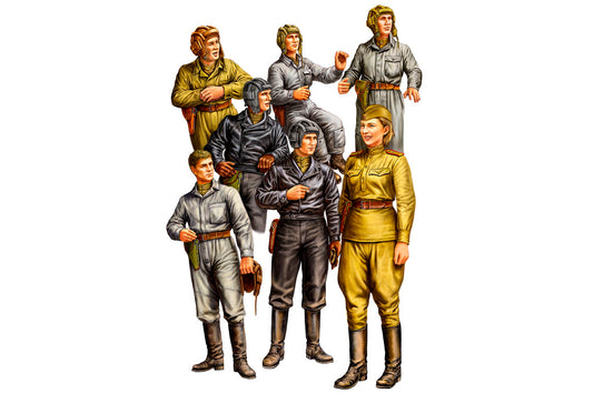 Hobby Boss 84411 1:35 Russian Tank Crew (WWII)