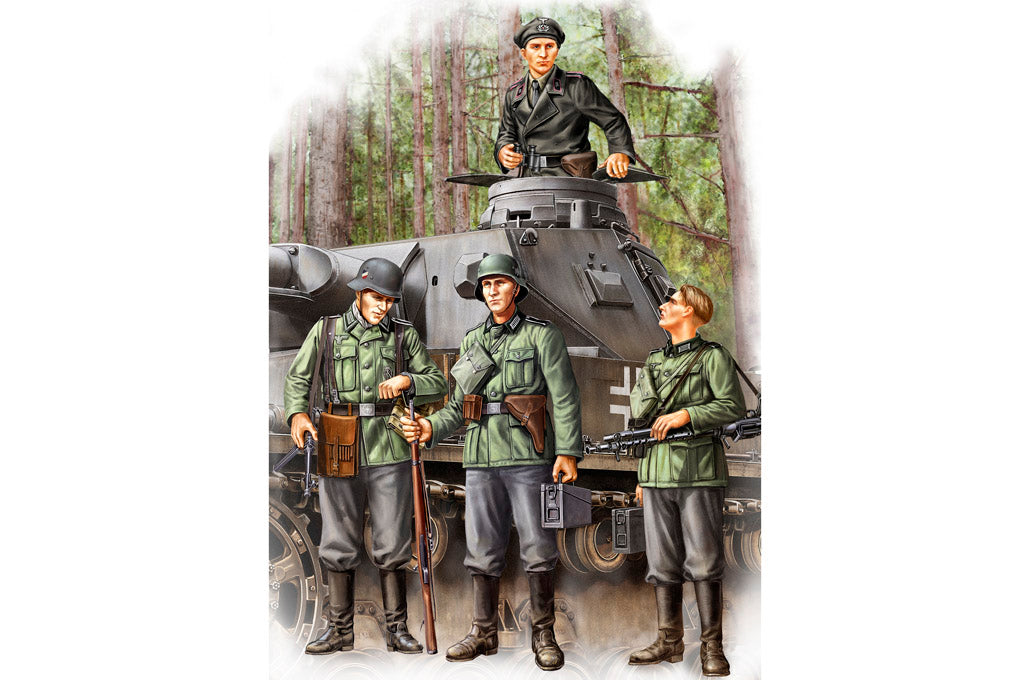 Hobby Boss 84413 1:35 German Infantry Set Vol.1 (Early) (WWII)