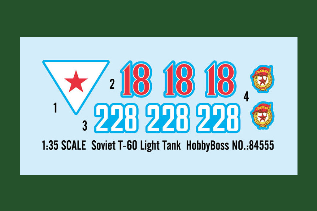 Hobby Boss 84555 1:35 Soviet T-60 Light Tank