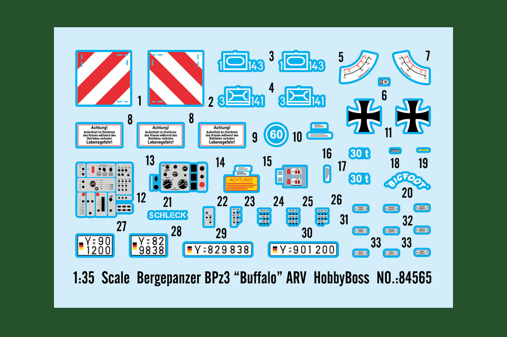 Hobby Boss 84565 1:35 Bergepanzer BPz3 'Buffalo-3' ARV