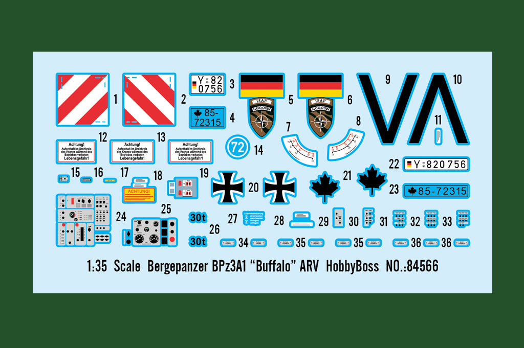 Hobby Boss 84566 1:35 Bergepanzer BPz3A1 'Buffalo' ARV