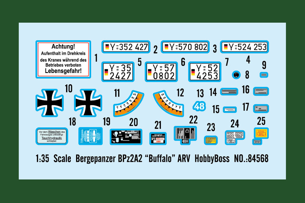 Hobby Boss 84568 1:35 Bergepanzer BPz2A2 'Buffalo' ARV