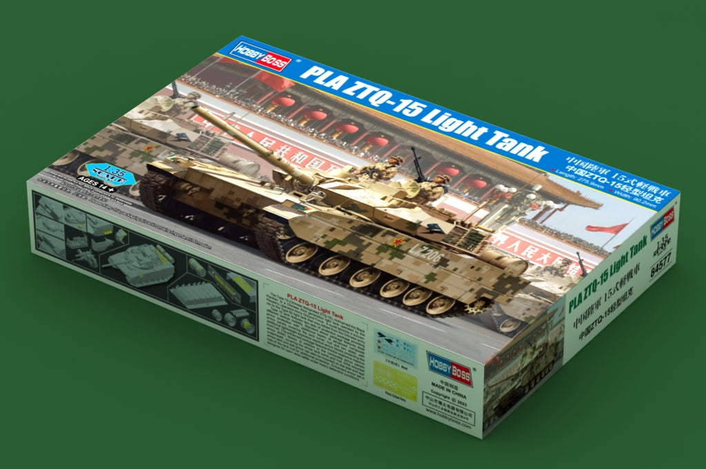 Hobby Boss 84577 1:35 PLA ZTQ-15 Light Tank The Type 15 (Chinese