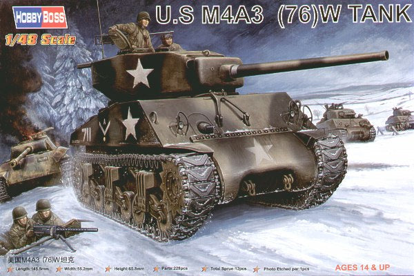 Hobby Boss 84805 1:48 M4A3 Sherman (76) W