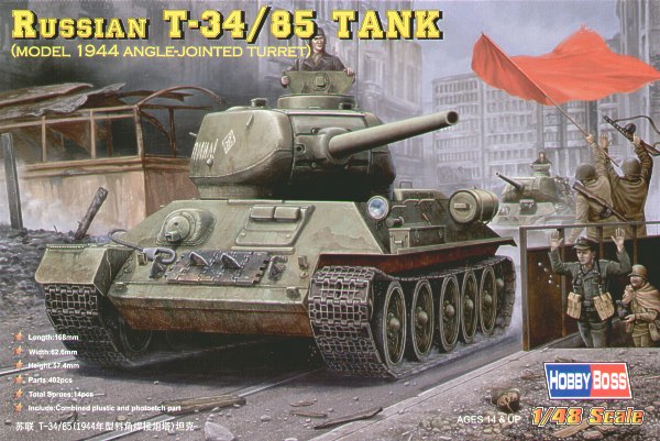 Hobby Boss 84809 1:48 Soviet T-34/85 (1944 Angle-jointed Turret)