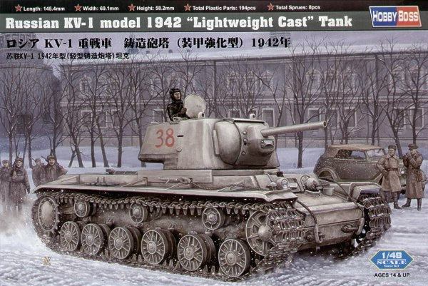 Hobby Boss 84814 1:48 Soviet KV-1 Lightweight