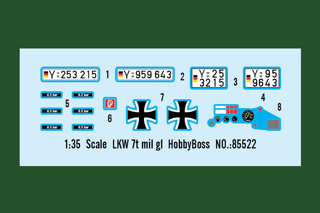 Hobby Boss 85522 1:35 LKW 7t mil gl