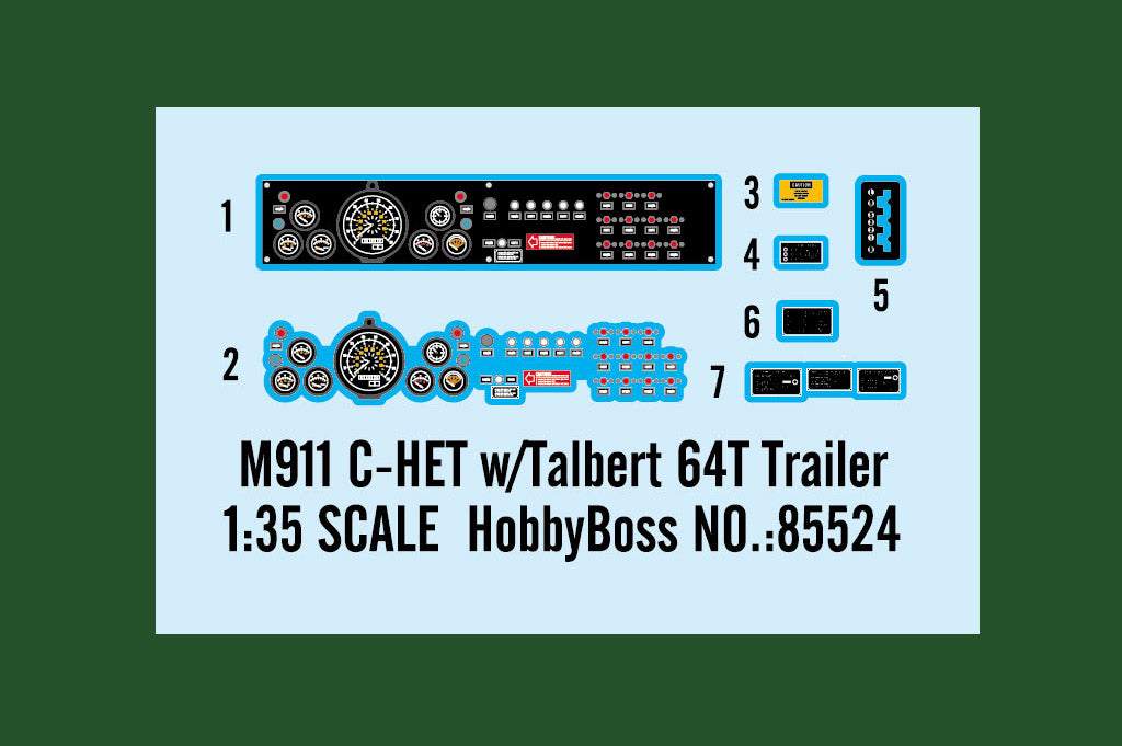 Hobby Boss 85524 1:35 M911 C-HET with Talbert 64T Trailer