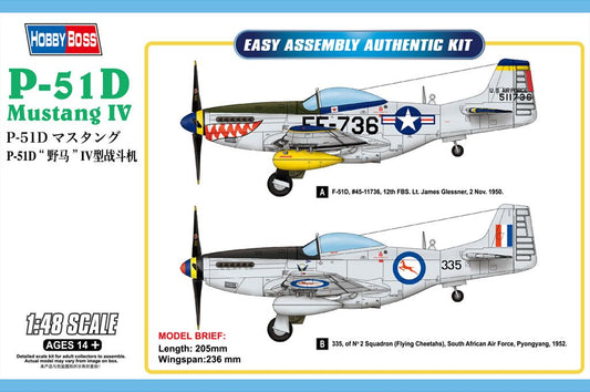 Hobby Boss 85806 1:48 North-American P-51D Mustang IV