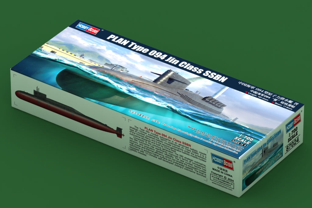 Hobby Boss 87024 1:700 PLAN Type 094 Jin Class SSBN