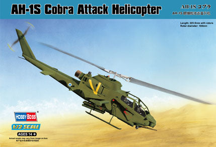 Hobby Boss 87225 1:72 Bell AH-1S Cobra Attack Helicopter