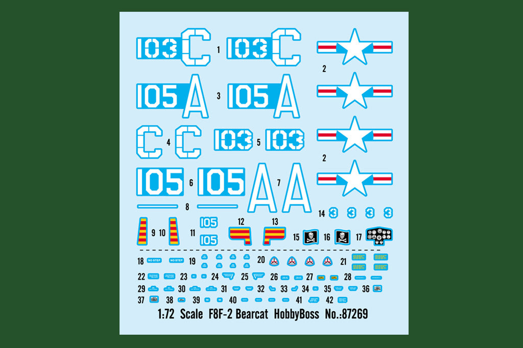 Hobby Boss 87269 1:72 Grumman F8F-2 Bearcat