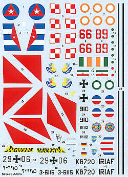 Hi Decal 48013 1:48 Mikoyan MiG-29A/MiG-29B/MiG-29C 'Fulcrum' A