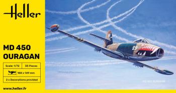 Heller 80201 1:72 Dassault MD-450 Ouragan