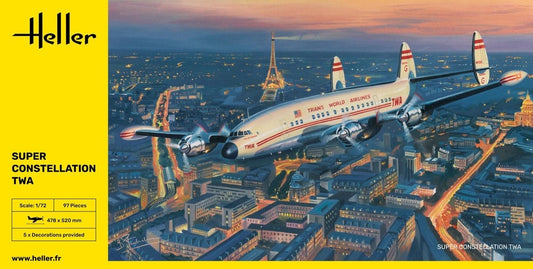 Heller 82391 1:72 Super Constellation TWA