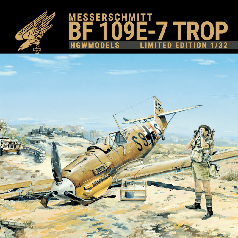 HGW 103201 1:32 Messerschmitt Bf-109E-7 Trop 1/32 - Limited Edition