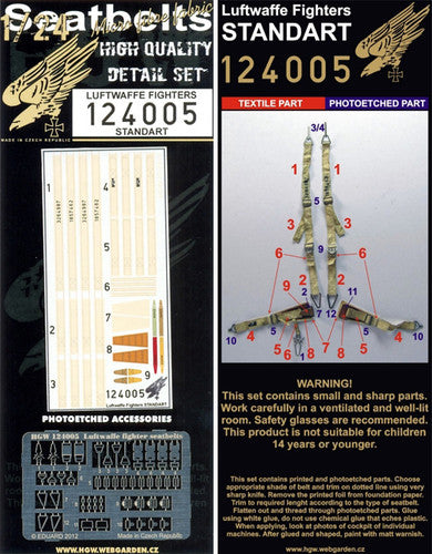 HGW 124005 1:24 Luftwaffe Fighters - Standard