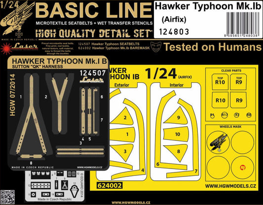 HGW 124803 1:24 Hawker Typhoon Mk.IB  - BASIC LINE