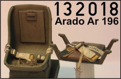 HGW 132018 1:32 Arado Ar-196A-3 Pilot Seat, Gunners Seat and Seatbelts