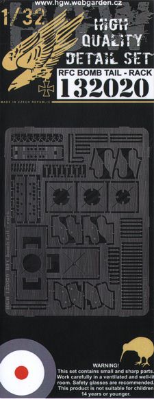 HGW 132020 1:32 R.F.C. Bomb Tail - Racks