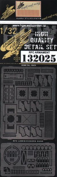 HGW 132025 1:32 R.F.C. Armament Detail Set