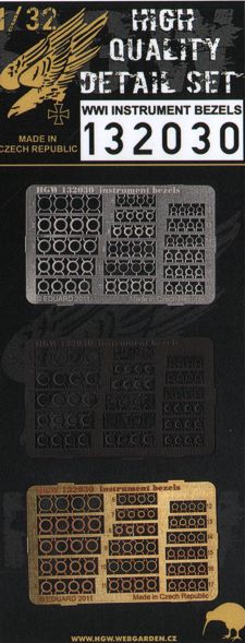 HGW 132030 1:32 WWI Instrument Bezels